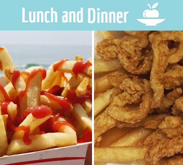 friesandclamswithbanner